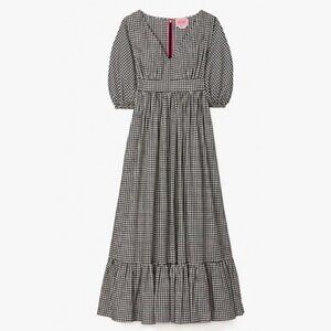 ♠️ Kate Spade Mini Gingham Bodega Dress, Black Size 2 NWT